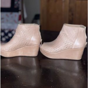 Chocolat Blu booties with open toe